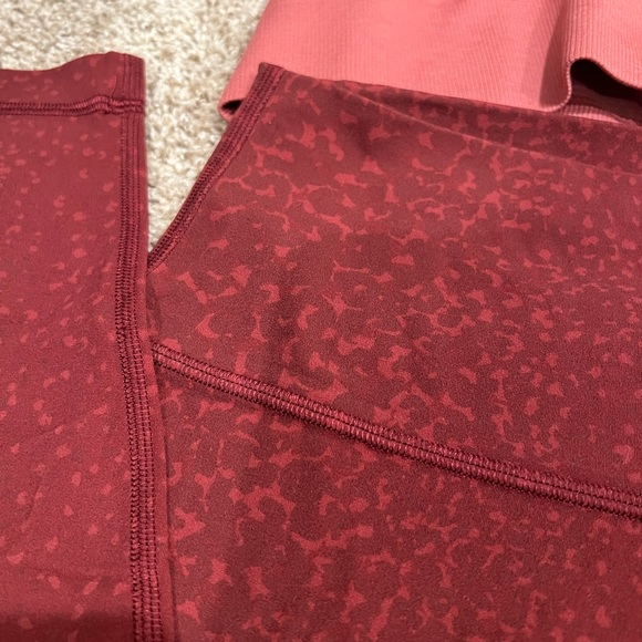 This is a Lululemon Wonder bottoms and open back top. - Picture 3 of 5